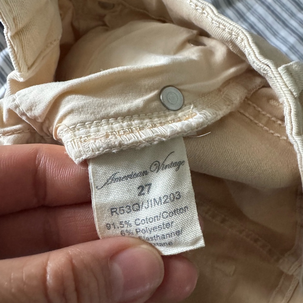 American Vintage Beige Trousers jeans - Picture 5 of 7